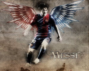 messi ange du monde
